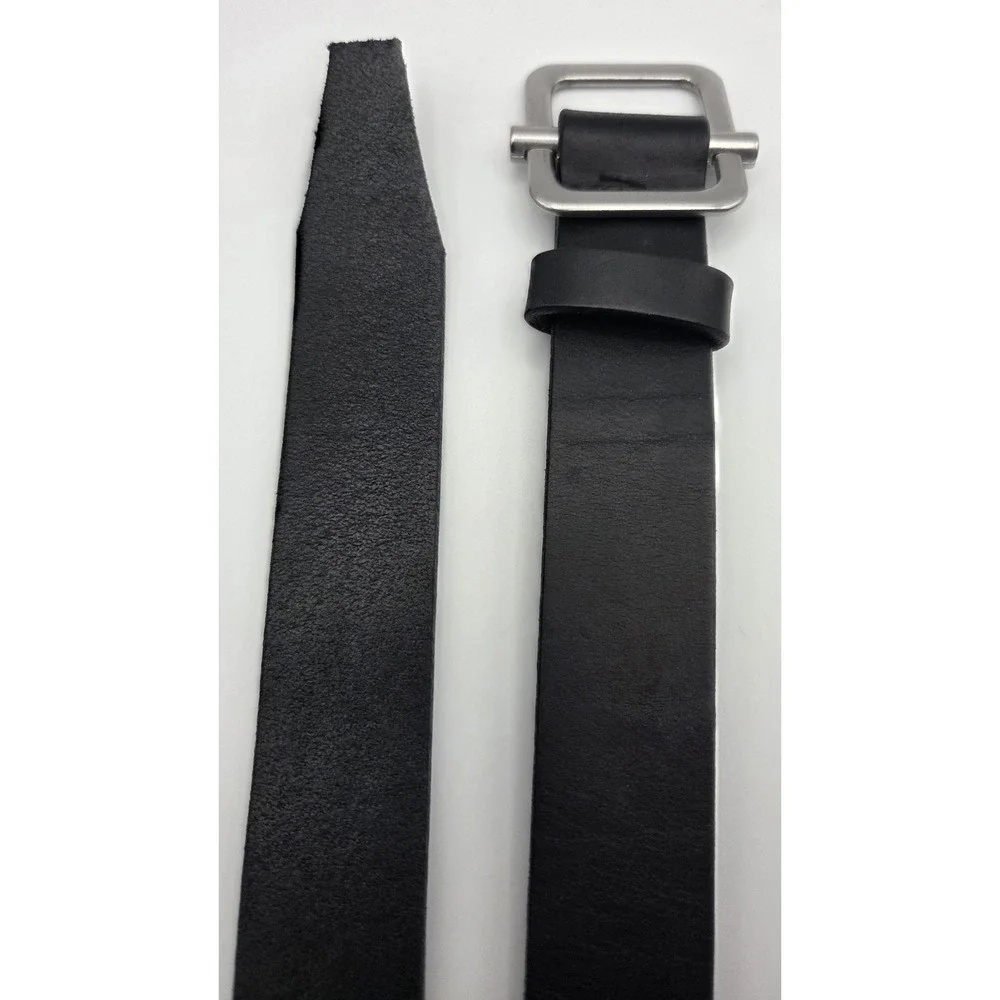 Duluth Trading Pro Roller Belt S/M Black Leather Unhole-y USA